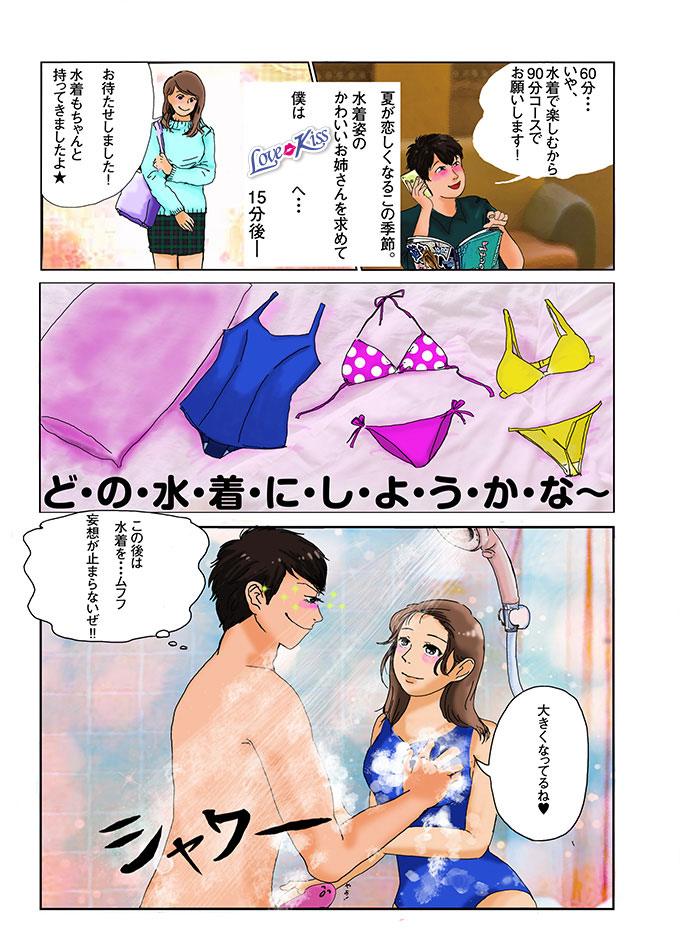 体験漫画1ページ目